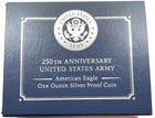 250th Anniversary U.S. Army American Eagle One Ounce Silver Proof