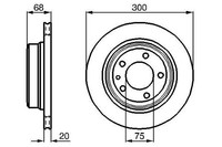 2X Bremsscheibe Hinten Bosch 0 986 478 320 FÜR Bmw