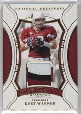 2024 Panini National Treasures Century Materials Gold 13/49 Kurt Warner HOF 0c3