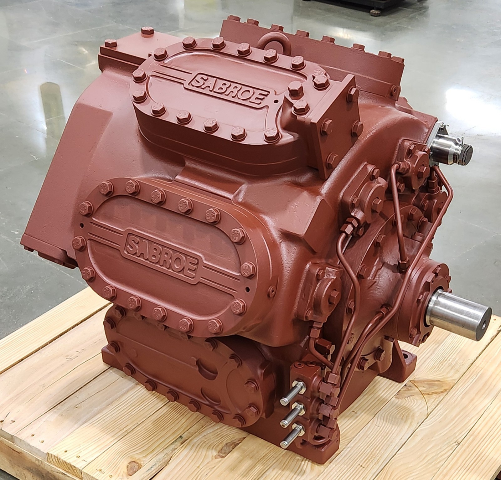 Sabroe SMC 108 S MK4 compressor ,ready with red prime ,fully recon & new spares