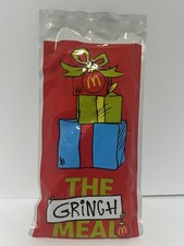 2025 McDONALD'S Grinch Socks Christmas Adult Happy Meal Socks Green
