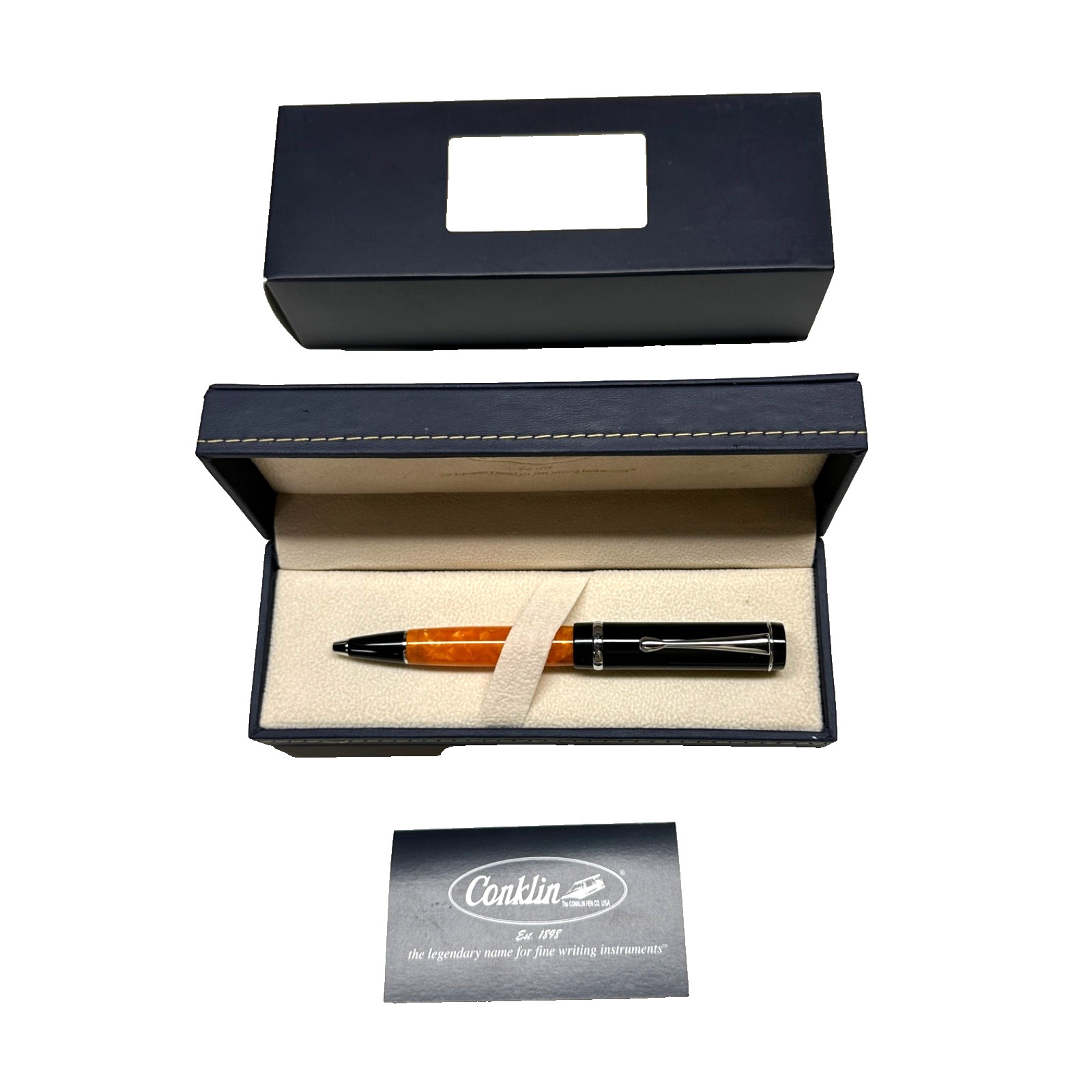 Conklin Duragraph Ballpoint Pen Amber Nights– New in Box