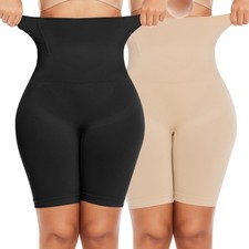 Women High Waist Tummy Control Body Shaper Slimming Underwear Girdle Shorts Pant