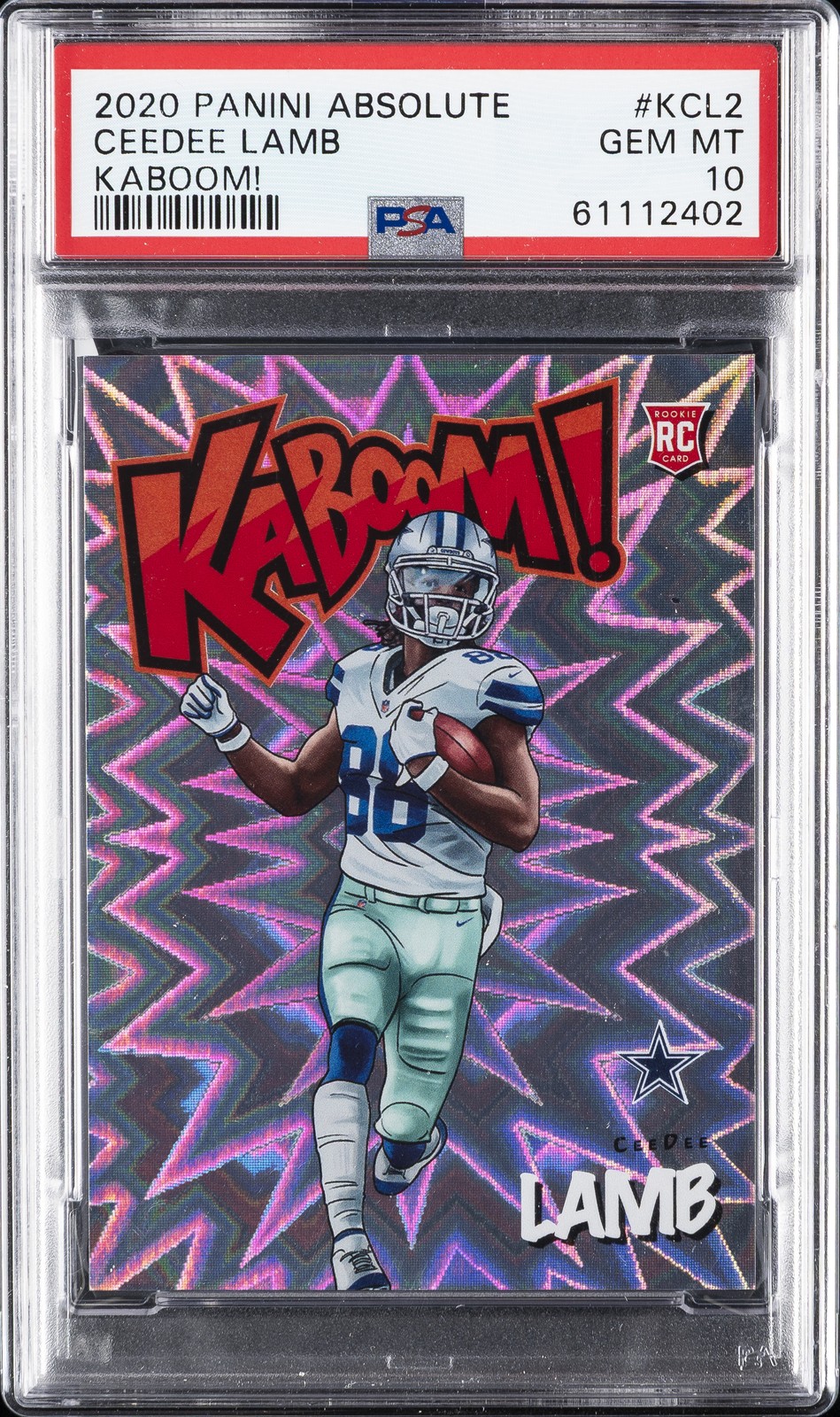 CeeDee Lamb Panini Absolute Kaboom! #KCL2 Base