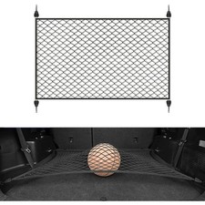 Kofferraumnetz Auto Gepäcknetz 60x40cm ausziehbar 120x80cm mit Haken