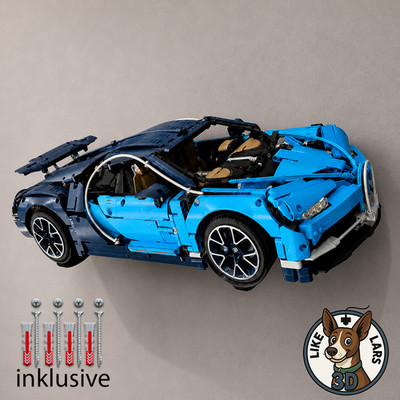 Wandhalterung Halter Halterung passend für LEGO  Technic Bugatti Chiron 42083