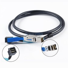 3.3FT External HD Mini SAS SFF-8644 to SFF-8643 Cable 12Gb/s Raid Data Server 1M