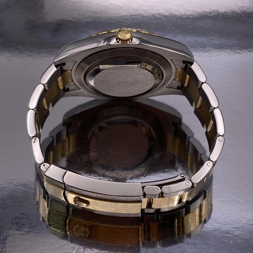 Rolex Datejust II 116333 Jaune Acier Doré Champagne Cadran Automatique Montre - Photo 11 sur 12