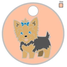 Pathtag Geo-Yorkie 3061623 GLOWS in dark