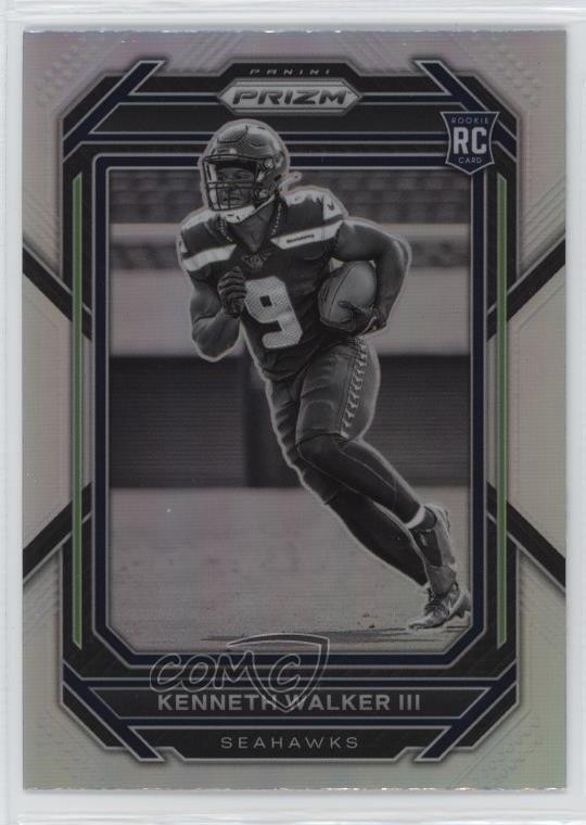 2022 Panini Prizm Variation Silver Kenneth Walker III #318 Rookie RC