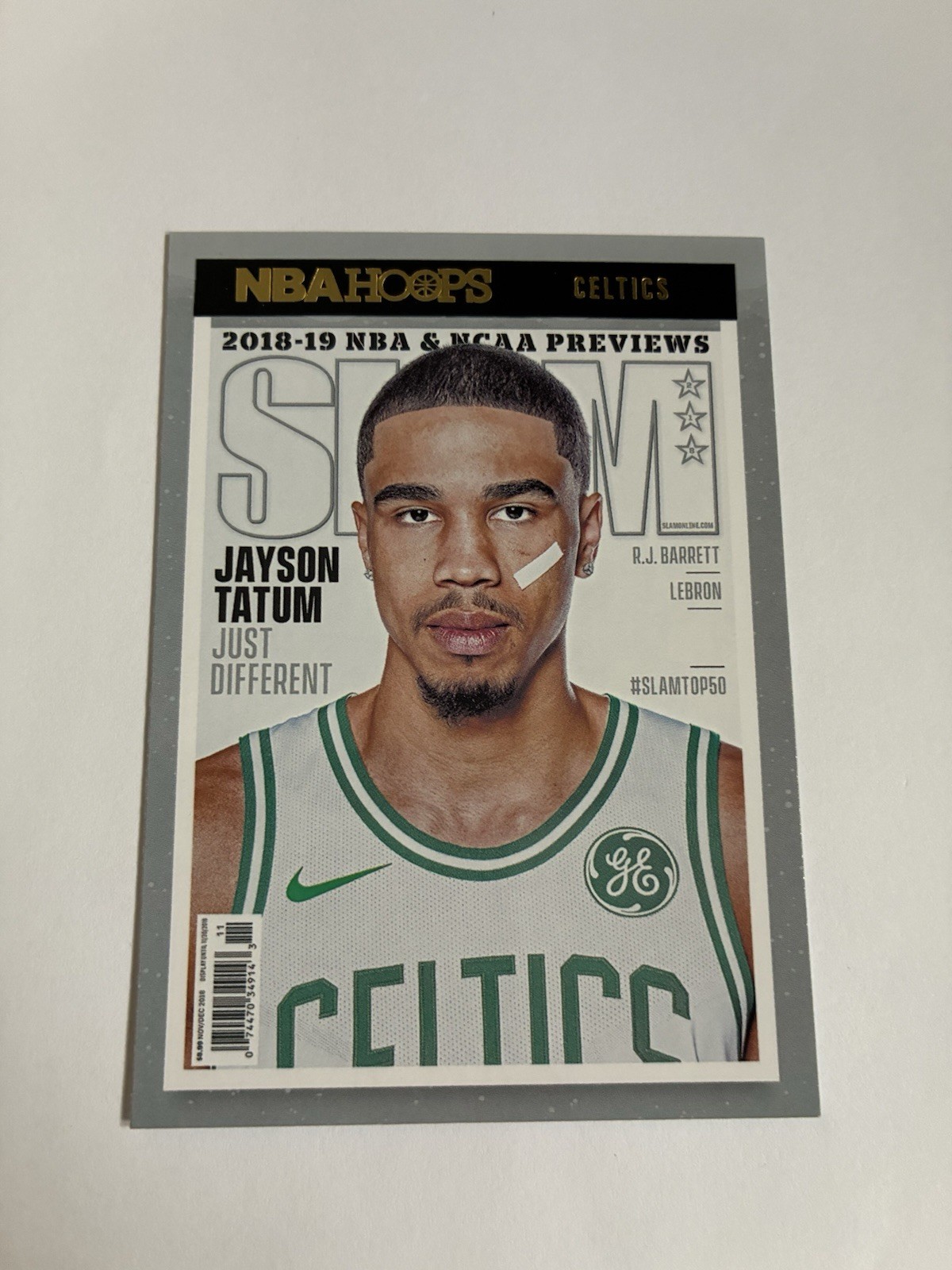 2021-22 Panini NBA Hoops - Slam Jayson Tatum #SLAM #218 Winter