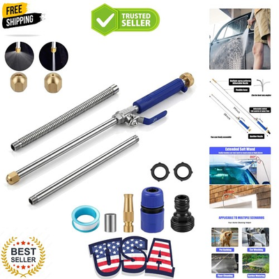 #ad High Pressure Power Washer Wand Watering Sprayer Cleaning Tool Hydro Jet Wa... $38.39