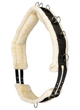 Equinate Lunging Belt Cleveland Synthetic Sheepskin Withers Pad Pony B-Stock