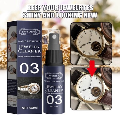 30ml Instant Shine Jewelry Cleaner Silberschmuck Halskette RingReinigen Polieren