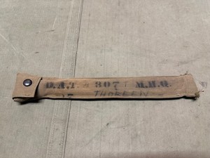 ORIGINAL WWI US ARMY M1917 RIFLE CLEANING ROD CARRY CASE & CLEANING ROD TOOL