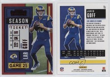 2020 Panini Contenders Season Ticket FOTL Red Zone Jared Goff #52