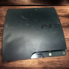 Sony PlayStation 3 Slim PS3 Black Console Gaming System Only CECH-2001B