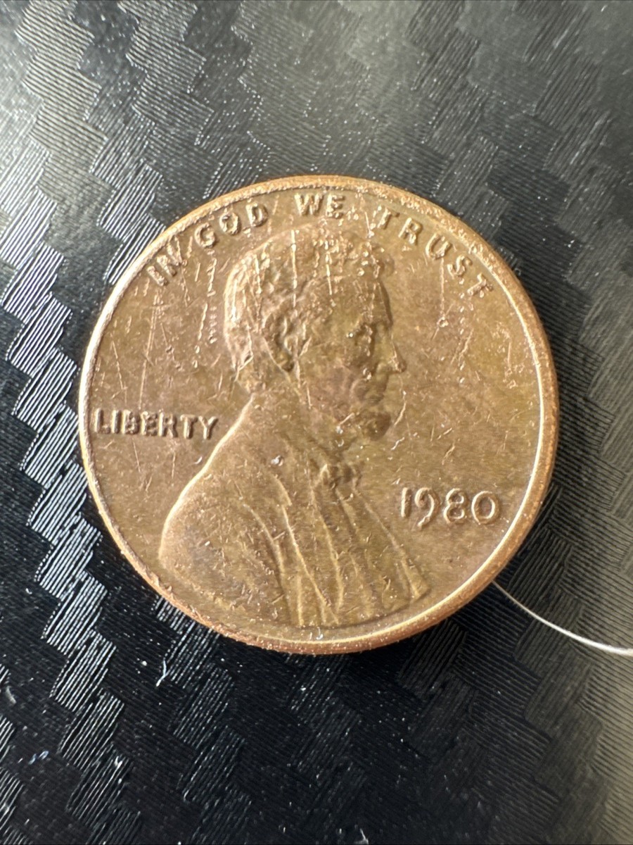 米国にて購入【Penny 】 1980 Lincoln Penny No Mint Mark, Weights 3.08 G | eBay
