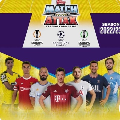 SOCCER CARDS 2022-23 Topps Match Attax as LOW as 75¢ 4+ FREE SHIPPING you PICK