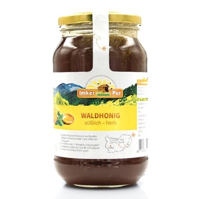 Waldhonig von ImkerPur, 1.2 kg, süßlich-herb, mit einer feinen Tannen-Note