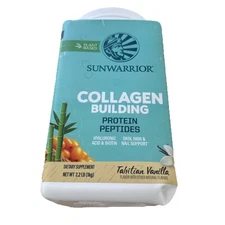 Sunwarrior Collagen Peptides Building Powder | Vegan Collagen for Women. 2.2 lb