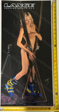 Lange Ski Boots Poster 2001 Girl Skiing Sexy ...