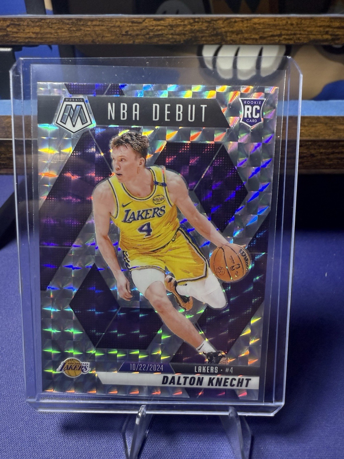 2024-25 Mosaic Dalton Knecht NBA Debut Reactive Silver