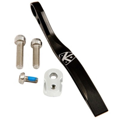 K-Edge Pro Road (Braze-On) Doppelkettenfänger - schwarz eloxiert