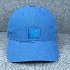 Carhartt Hat Cap Strap Back Mens Blue Outdoors Workwear Hiking Ranch Casual