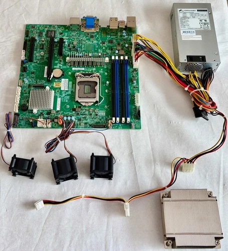 Supermicro X12SCZ-F Motherboard  +Netzteil +CPU Kühler +3xLüfter !!!
