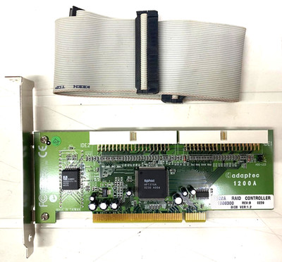   RAID CONTROLLER ADAPTEC 1200A BIOS V1.2   Getestet   Mit IDE PCI-Kabel