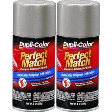 Duplicolor BGM0490 (2-Pack), Perfect Match Aerosol Paint GM WA382E, Met. Pewter