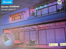 Govee Smart Outdoor String Light 2 144ft Outdoor Lights with Dimmable Warm White