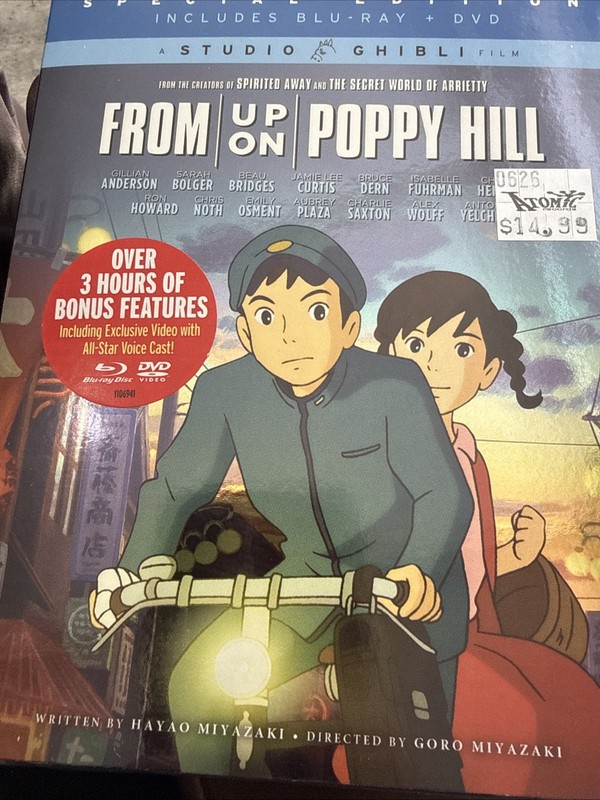 FROM UP ON POPPY HILL 2-DISC BLU-RAY ANIME, STUDIO GHIBLI New Sealed Hype