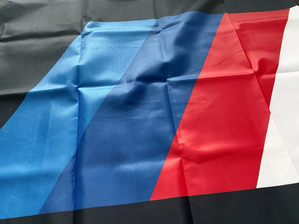Letrero grande de bandera de carreras de autos BMW M Performance ¡¡Alta calidad!! *90x150cm* Foto 3 de 4
