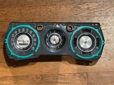1964 1965 Chevelle Malibu Ss Gauge Instrument Cluster Clock Speedo Fuel