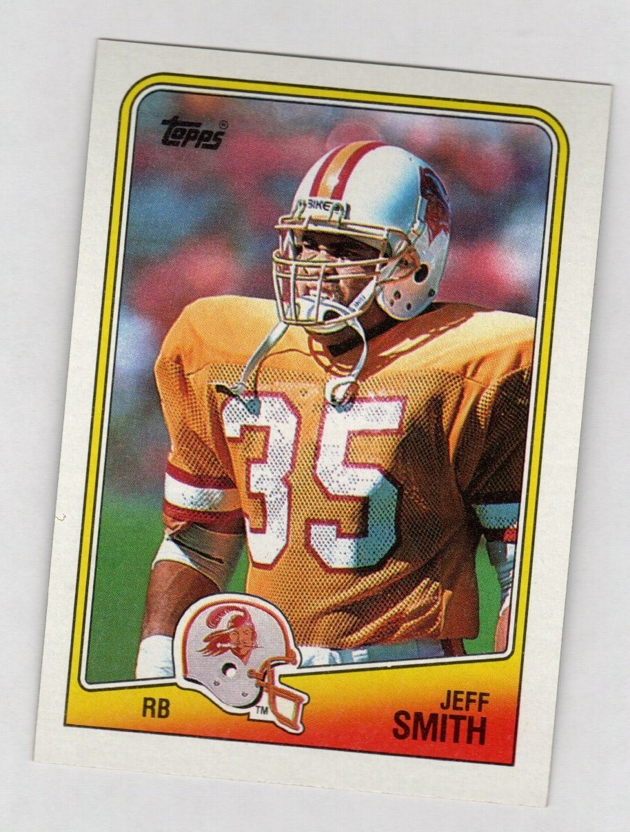 1988 Topps Football #354 Jeff Smith Tampa Bay Buccaneers