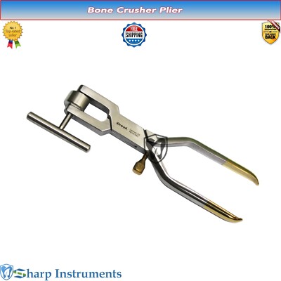 New Dental Bone Mill Crusher Morselizer Plier, Titanium Head Implant Bone Graft