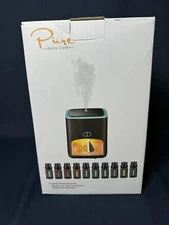 NEW Pure Himalayan Salt Stone Diffuser 10 Essential Oils Aromatherapy Bundle