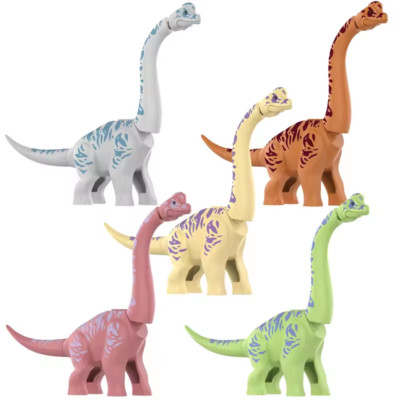 MOC Dinosaurs World Dino Park Big Brachiosaurus Modellbausteine D