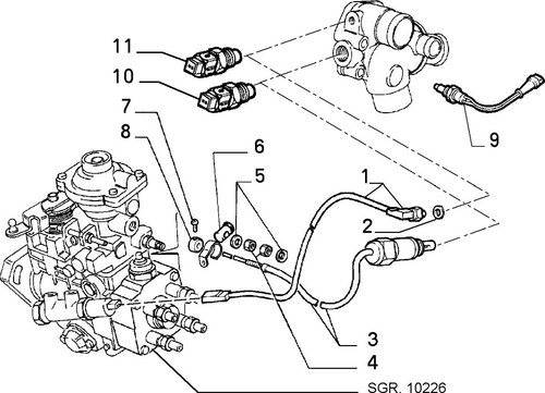 WASSERTEMPERATURSENSOR 7734329 LANCIA DEDRA ALFA ROMEO 155 TURBO GLÜHBIRNE NEU - Bild 4 von 4