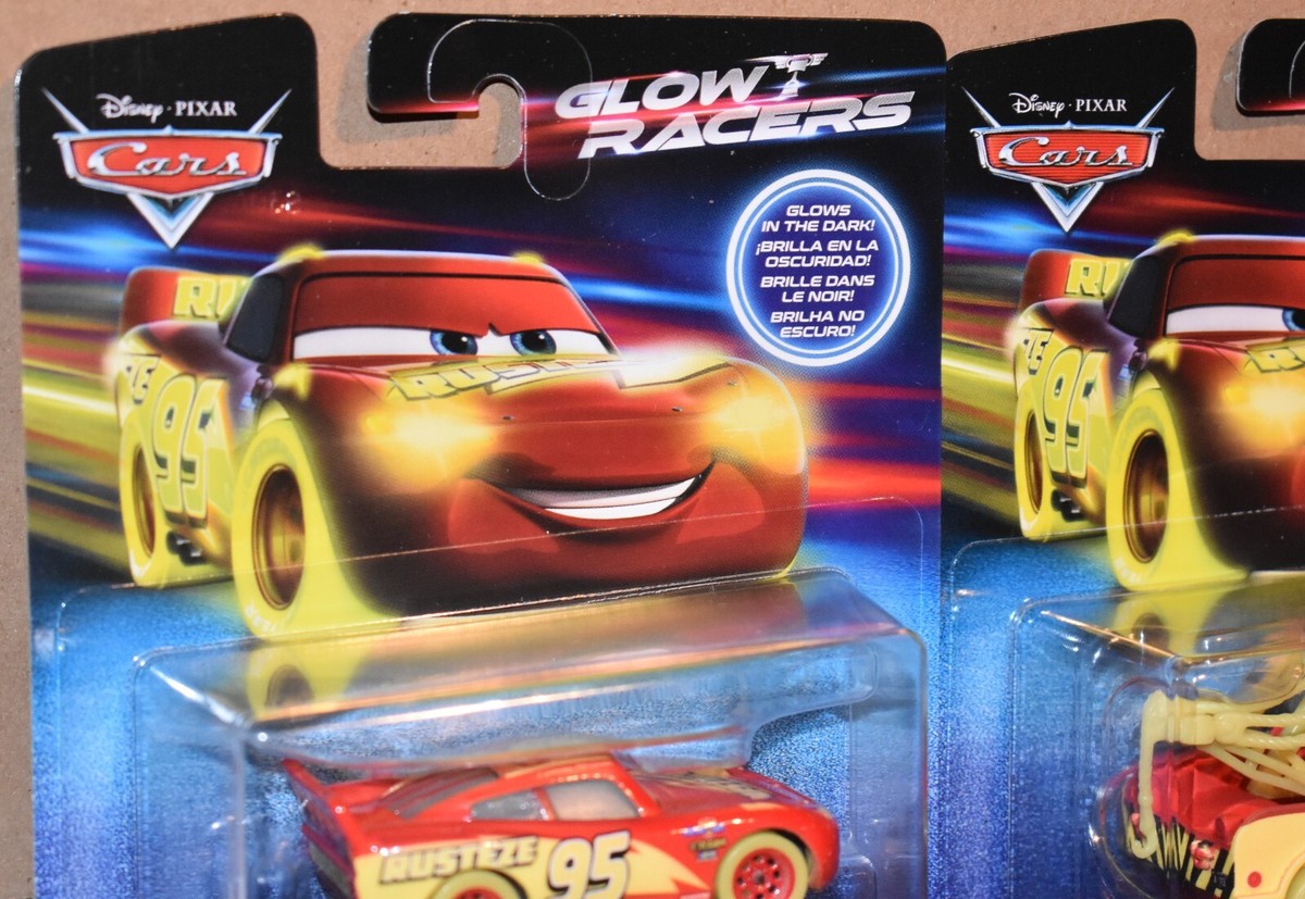 Glow Racers Lightning McQueen マテル Disney Cars Disney Pixar Cars Glow Racers - Lightning
