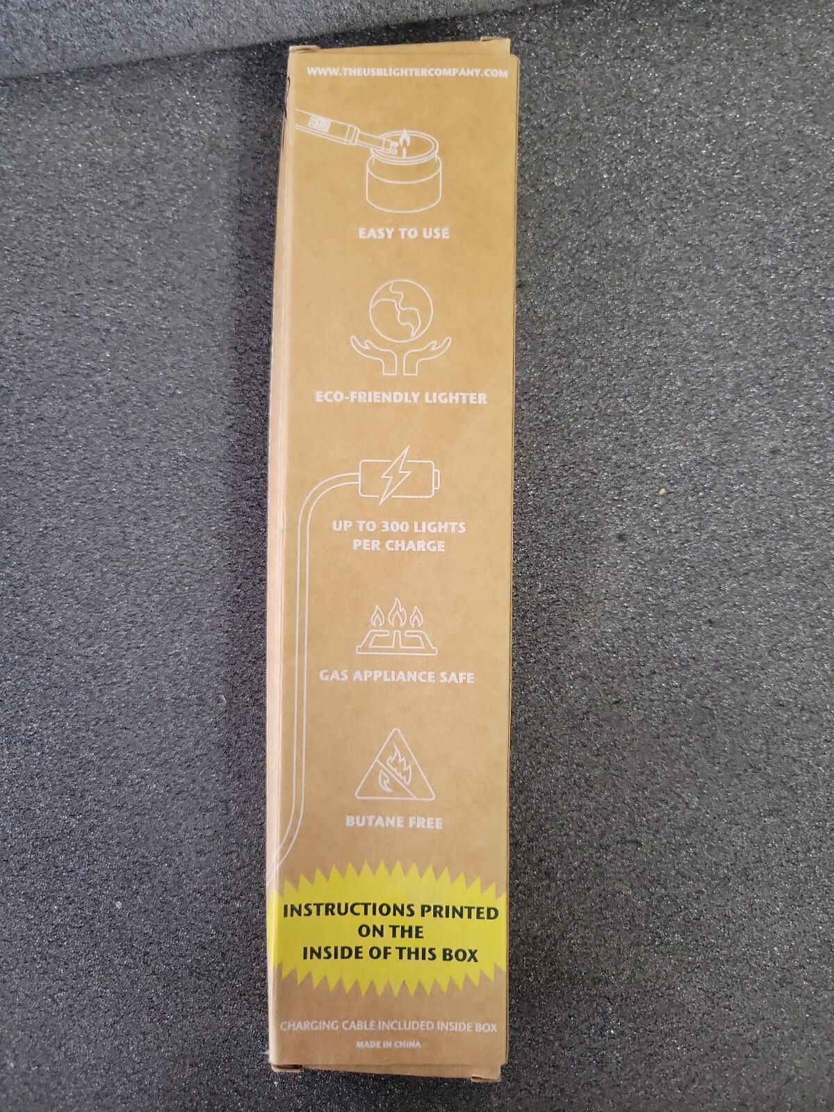 The Usb Lighter Company Butane Free Rechargeable Eco Friendly silver