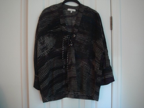 IRO ALMIE striped BLOUSE size 38