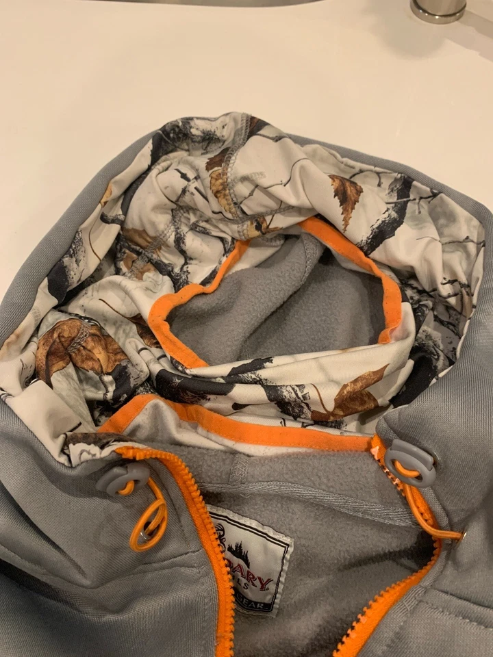 Legendary Whitetails Jacket Coat Mens XL Full Zip Outdoor Hunting Gray Real Tree - Image 4 of 4