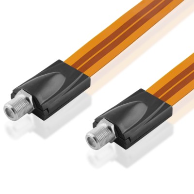 50cm lange Fensterdurchführung für F SAT LNB DVB-S Kabel kein Bohren FullHD 4K