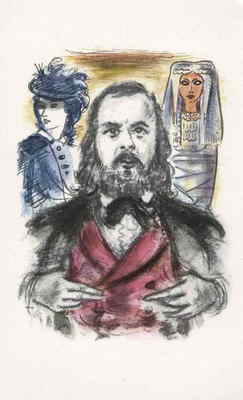 Theophile GAUTIER a portrait of André DIGNIMONT 1961