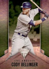 2020 Panini Chronicles #5 Cody Bellinger Titanium Green
