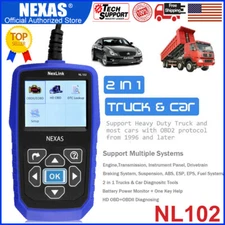 NL102 Heavy Duty Diesel Truck Scanner OBD2 Code Reader ABS AT Diagnostic Tool