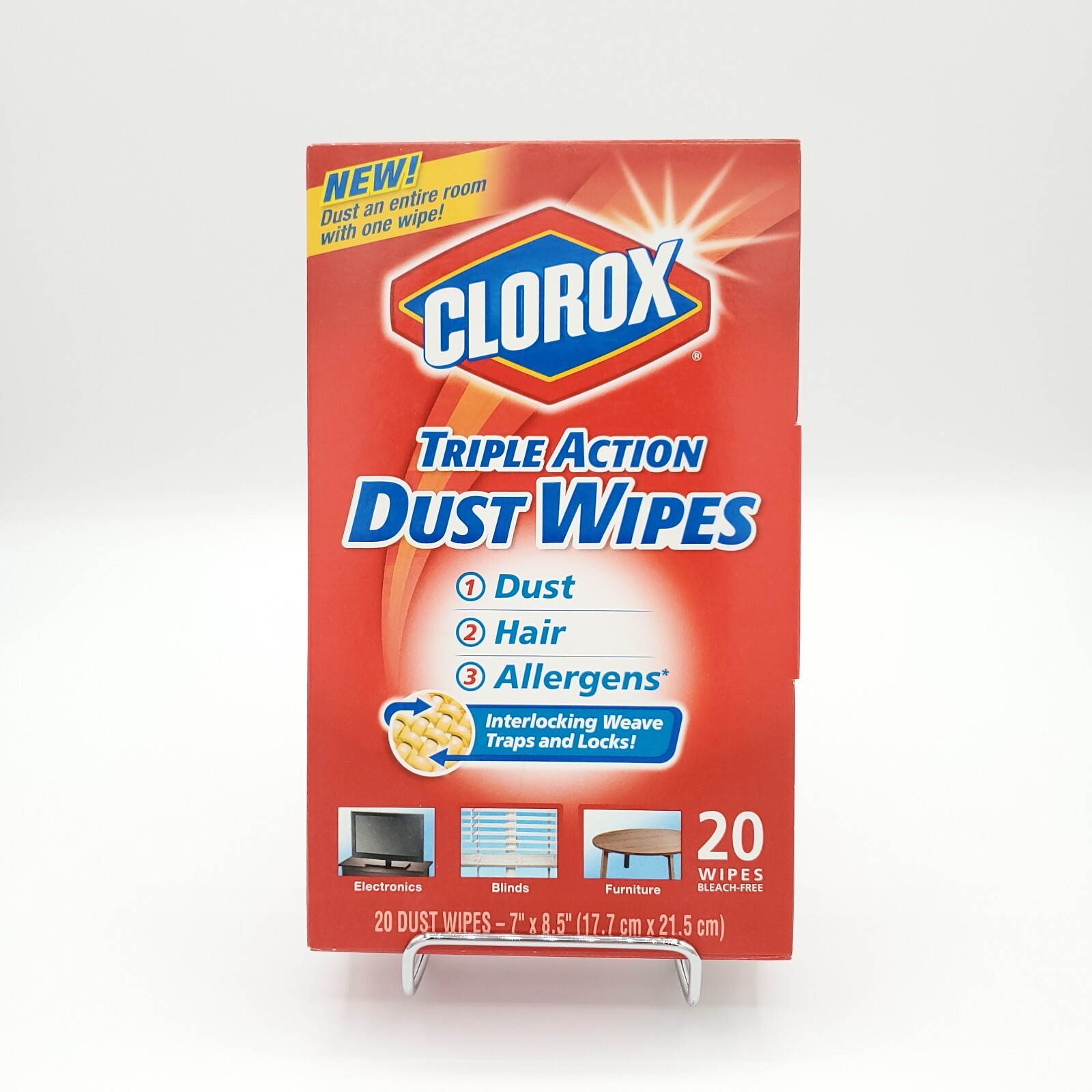 Clorox Triple Action Dust Wipes 20 Count Interlocking Weave